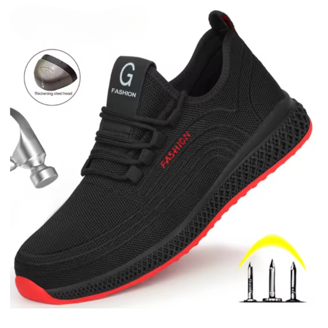 Unisex Mesh Stahlkappe Sicherheitsschuhe