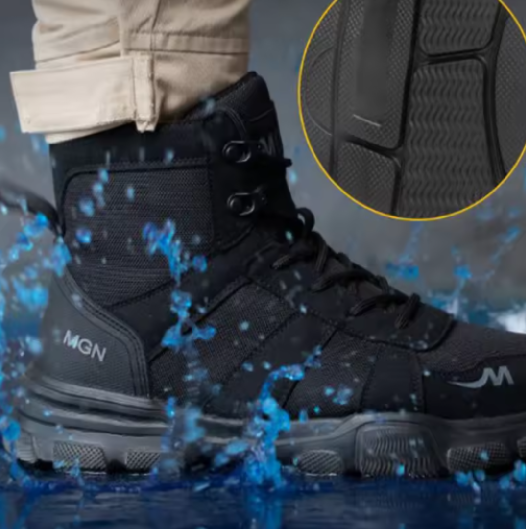 Unisex Robuste Taktische Stahl Schutz Arbeitsstiefel