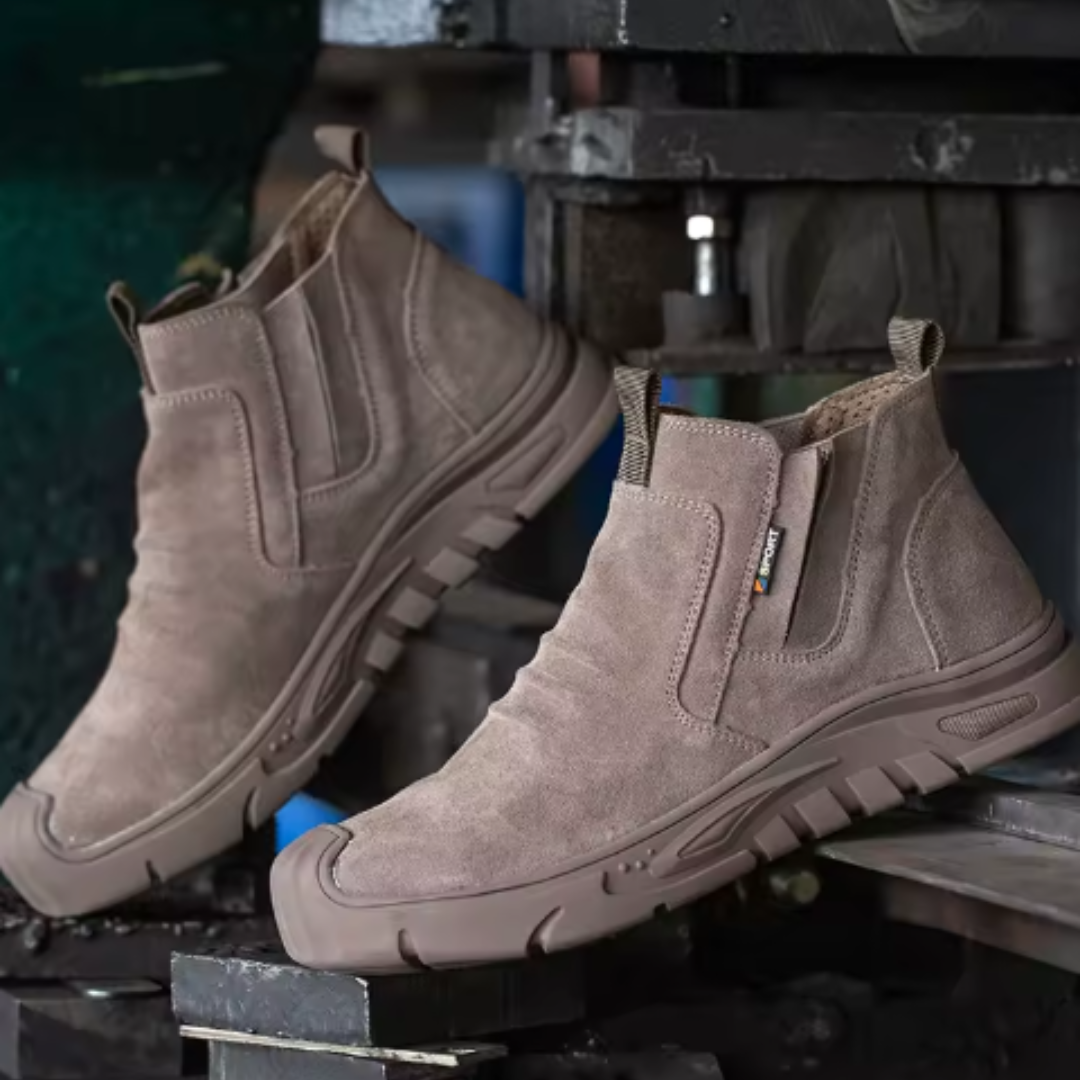 Männer Robuste Leichte Stahlkappe Arbeitsstiefel