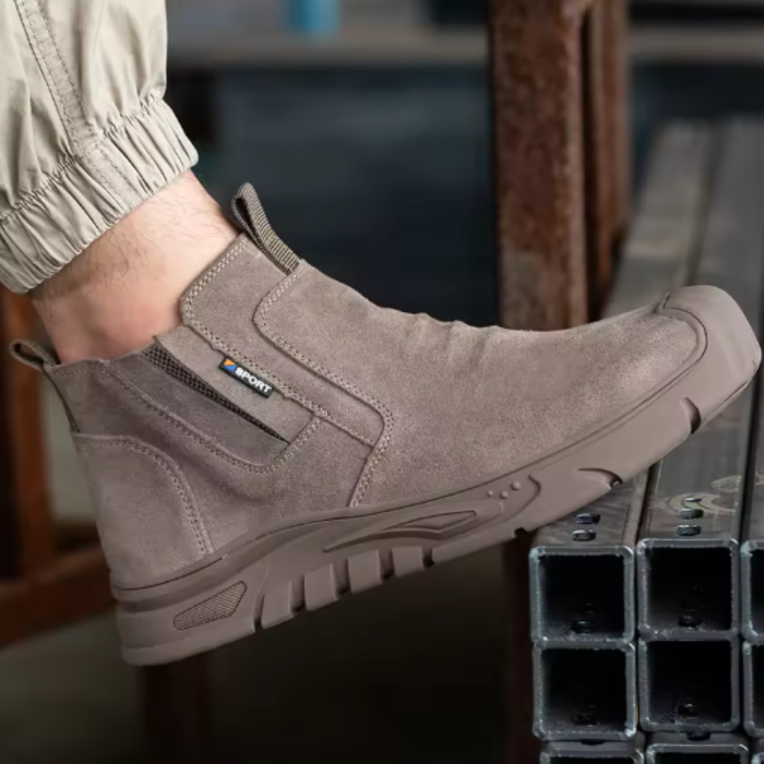 Männer Robuste Leichte Stahlkappe Arbeitsstiefel