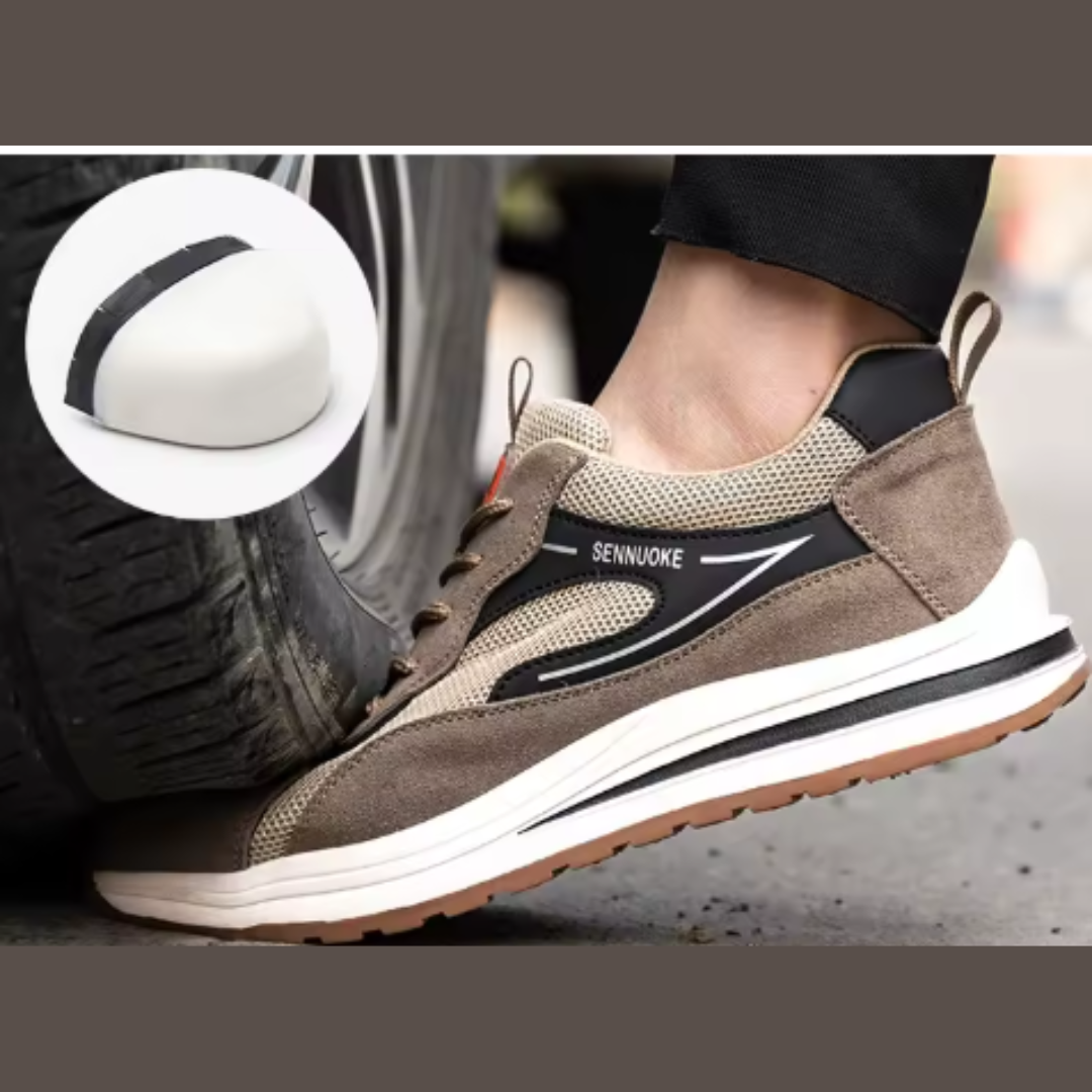 Männer Leichte Schutz Stahlkappe Sneakers